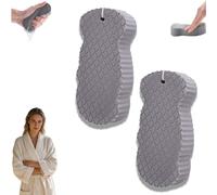 Brosse Exfoliante Pour Le Corps Toolye, Éponge De Bain Exfoliante Ultra Douce 3D, Éponge De Bain Exfoliante Douce, Brosse Exfoliante Magique Pour Le Corps, Réutilisable (2 pièces-C)