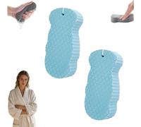 Brosse Exfoliante Pour Le Corps Toolye, Éponge De Bain Exfoliante Ultra Douce 3D, Éponge De Bain Exfoliante Douce, Brosse Exfoliante Magique Pour Le Corps, Réutilisable (2 pièces-D)