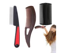 Brosse exfoliante pour le cuir chevelu - Brosse ergonomique portable - Produit de - Peigne à dents larges et ergonomique portable - Outils de massage manuel pour jeunes personnes
