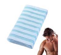 Brosse exfoliante pour le dos, serviette de corps double face, de toilette extensible avec une bonne flexibilité, de toilette longueur étendue pour le dos, cadeau d'anniversaire pour adultes