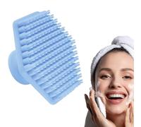 Brosse exfoliante pour le visage - Brosse exfoliante pour la peau - Coussin en caoutchouc - Outil de soin de beauté flexible - Accessoire de lavage durable - Nettoyage en profondeur en silicone pour
