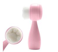 Brosse Exfoliante Visage Masseur Doux à 2 Côtés Types de Peau