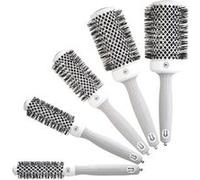 Olivia Garden Expert Blowout Shine 55 mm Blanc et gris