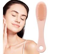 Brosse faciale en silicone | Brosse à main en silicone avec couvercle pour les doigts, brosse de lavage du visage respectueuse de la peau pour la maison, épurateur peu encombrant pour Eli