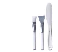 Brosse faciale masque bol cuillère ensemble barre bricolage outils de beauté mélange soins la peau maquillage fournitures femme Pour D'Application Facial(5pcs-white)