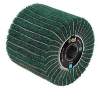 Brosse fibre synthétique G240 et lamelles G120 FAR TOOLS Ø 120 mm L 100 mm - 110863