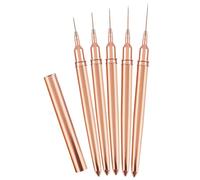 Brosse Fine Pour - Abri Rayé, Outil De Revêtement Pour Détails | Facile À Utiliser 5 Pièces De Dessin Ensemble De Stylos De 5 Mm À 25 Mm Pour La Conception À Long Terme, Kit De Peinture
