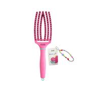 Olivia Garden Fingerbrush Care Iconic Boar&Nylon Lollipop Pink