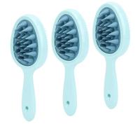 Brosse Flexible pour Cuir Chevelu Sonew, Dissolvant de Pellicules Exfoliante, Brosse de Shampooing pour Cuir Chevelu, Conception de Poignée en Silicone, Adaptée à les Types de