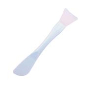 Brosse for masque Facial en Silicone, tête souple avec grattoir intégré, Film de boue à double usage, outil beauté réglable faire soi-même Pour D'Application Facial(Blue)