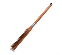 Brosse Four à Pizza Acier Manche 50cm Nettoyage Brosse Four à | Acier inoxydable, poils laiton, élimine résidus cuits, manche 50cm, usage four et grill