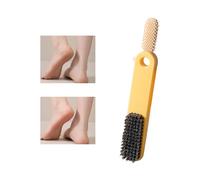 Brosse grattoir double face pour callosités pour pieds | Outils avec gommage pour les pieds pour la maison, les voyages, la douche, le bain, le spa, les soins quotidiens des ongles