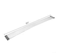 Brosse Hérisson Nylon 80mm 100mm Conduit pour fumée Brosse Hérisson | 6 mètres de tiges flexibles, nettoyage profond conduits, pour idéal poêle granulés et pour bois, acier gainé robuste