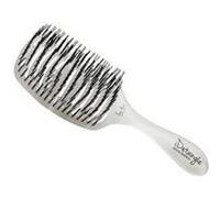 Olivia Garden iDetangle Brosse Démêlante pour Cheveux Fins - Démêle sans douleur, Brosse Flexible Ventilée, Forme Doublement Courbée