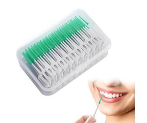 Brosse Interdentaire, 400 pièces Brossettes Interdentaire, Brossette Dentaire, Brossette Interdentaires, Brosette Dentaires, Brossette Interdentaire, Brossettes Interdentaire pour Gum(Vert)