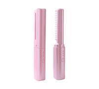 Brosse ionique compacte de protection contre la chaleur : outil de coiffure fonctionnel pour enfants et peigne de défense thermique pour soins capillaires délicats