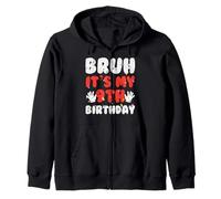 Brosse Its My 9th Birthday Hands 9 Year Bday Boys Filles Kids Sweat à Capuche
