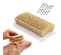 Brosse Jouet Pour Animaux | 2 en 1 Interactif et Doux - Brosse de Nettoyage pour Jouets de Petits Animaux - pour Jeu Dressage Soulagement de l'Ennui Grands Enclos