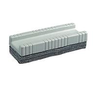 Brosse jpc tableau blanc corps plastique 10 lamelles feutres détachables 14,4x5,5cm