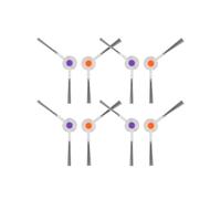 Brosse latérale compatible avec les aspirateurs robots N Arwal K1, Freo X Plus, J4, Freo X Ultra, J4 Lite, J3, Freo Z Ultra.(8PCS)