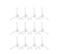 Brosse Latérale, Compatible For Aspirateur Robot Xiaomi 1CMop 2Ultra X20Plus STYTJ05ZHM, Compatible For Dreame L10sUltra, Pièces De Rechange For Aspirateur Robot(12pcs white)