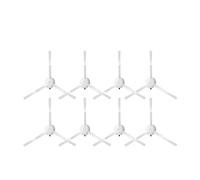 Brosse Latérale, Compatible For Aspirateur Robot Xiaomi 1CMop 2Ultra X20Plus STYTJ05ZHM, Compatible For Dreame L10sUltra, Pièces De Rechange For Aspirateur Robot(8pcs white)
