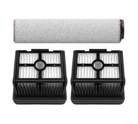 Brosse latérale de rechange avec brosse rouleau et filtres HEPA pour Dreame H15 pour Pro Heat HHR48A Kit de filtre pour aspirateur humide et sec pour enlever la saleté en profondeur (A)