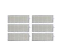 Brosse latérale de rechange compatible avec Cecotec Conga 1290 1390 1490 1590 Dust Hepa Filter Mop Pad Robot Aspirateur Pièces de rechange (Color : 6pcs filter)
