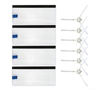 Brosse latérale de rechange pour aspirateur robot X3 R30 A500 900, 6 brosses latérales et 4 filtres pour un nettoyage optimal