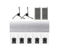 Brosse latérale, filtre HEPA, chiffon de nettoyage, sac à poussière, compatible avec Dreame Aqua10 Ultra, kit d'accessoires for aspirateur robot à rouleau des pièces de rechange