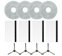 Brosse latérale, filtre HEPA, kit de tampons de balai à franges compatible avec Lefant pour M3, robot aspirateur, ensemble de papier filtre en microfibre et plastique nylon