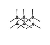 Brosse latérale, filtre HEPA, tampon de vadrouille, compatible for iLife V20, accessoires for aspirateur robot Parties(Side brush 6 pcs)