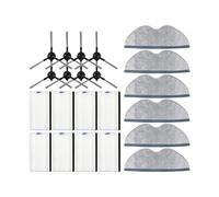 Brosse Latérale Filtre Vadrouille Chiffon, Compatible For Xiaomi, E5 C108 Pièces De Rechange Balayeuse Robot Aspirateur Accessoires Multifonctionnel(22pcs)