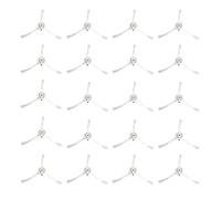 Brosse Latérale For Aspirateur Robot, Compatible Avec Xiaomi 1C STYTJ05ZHM X20 + X10 + Pièces De Rechange For Brosse Triangulaire(20pcs)