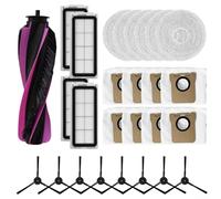 Brosse latérale principale, brosses latérales, filtre, chiffon de nettoyage et sac à poussière pour aspirateur robot Airbot L50 Master, papier filtre en plastique nylon microfibre, installation pour