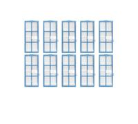 Brosse latérale principale de rechange for aspirateur, filtre Hepa, tampon de vadrouille, accessoires en tissu de chiffon, accessoire de remplacement, compatible avec Proscenic 850T(10 Hepa Filters)