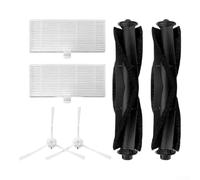 Brosse latérale principale et kit de filtre compatible avec l'aspirateur robot R8 pour soutenir le nettoyage en profondeur des sols, des bords et des zones difficiles à atteindre