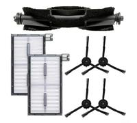 Brosse latérale principale et kit de filtre de rechange pour aspirateur X8 Pro Series, X8 Pro SES - pour kit de filtre brosse de rechange avec 1 brosse principale, 4