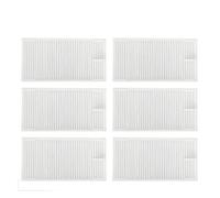 Brosse Latérale Principale Filtre HEPA Mops Colth Compatible Avec Midea M9 / Compatible Avec Eureka E10S / E20 Plus/Compatible Avec Les Accessoires D'aspirateur Robot Obode A8(6 Filter)