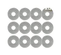 Brosse Latérale Principale, Filtre, Serpillière, Sacs À Poussière, Compatibles Avec Les Aspirateurs Dreame, L40S Pro Ultra / X50 Ultra / L50 Pro Ultra. Pièces Et Accessoires(Mop cloth-12PCS)