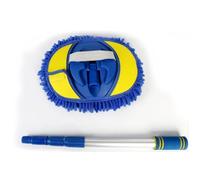Brosse Lavage Voiture Balai Telescopique Nettoyage pour VW Golf Variant 8 (VIII) CG5 I 2020-2024, 2 en 1 Chenille Microfibre Balai Pinceau Auto Accessoire Interieur Extérieur,A