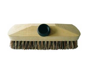 Brosse lave-pont - monture bois - avec douille à vis BROSSERIE THOMAS