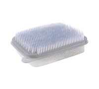Brosse Légumes - Tampon Double Face pour Vaisselle | Caoutchouc Thermoplastique & Éponge, Solide, Nettoyage Intensif pour Bouteilles, Poêles, Four, Évier, Durable, 16x9,6x3 cm