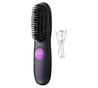 Brosse lissante - 20,6x4,5x4cm Lisseur cheveux | Peigne chauffant, peigne chauffant rechargeable USB sans fil en céramique, conception anti-brûlure portable, température réglable, voyage, maison, styl
