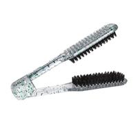 Brosse Lissante à Double Face en Abs, Peigne à Serrage pour Coiffage