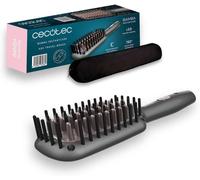 Brosse Lissante De Voyage Bamba Instantcare 400 Travel Brush,Revêtement En Céramique,Température Maximale De 190º,Lisse Sans Enlever Le Volume,Câble Rotatif À 360º,Indicateurs Led