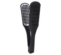 Brosse lissante double face pour cheveux lisses | Styliseur portable pour voyage, école, travail extérieur