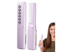 Brosse Lissante - Peignes Chauffants Sans Fil, Outils De Coiffage Électriques, Appareil De Lissage Rechargeable, 3 Températures Réglables | Peigne Lisseur Professionnel Pour Hommes Et Femmes