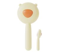 Brosse lissante pour chiens | Outil de toilettage | Peigne autonettoyant pour chat | pour chats, chiots, chatons, animaux domestiques, élimine les poils morts