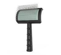 Brosse lissante pour poils morts - Peigne de toilettage avec pointe d'aiguille de massage - Fournitures pour animaux domestiques - Peignes et brosses pour petits chiens